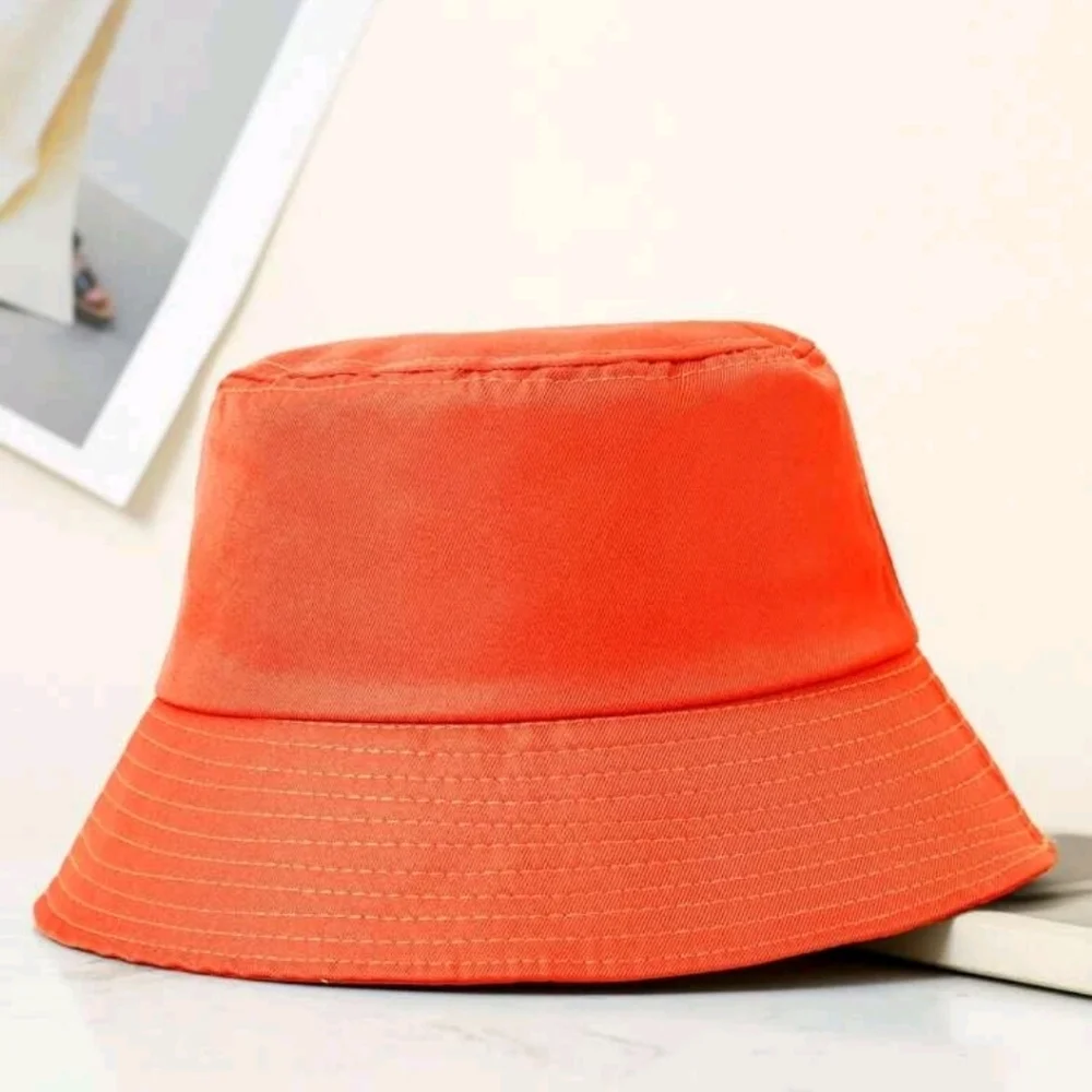 NEW! Packable orange Bucket hat - BQT - Picture 4 of 7
